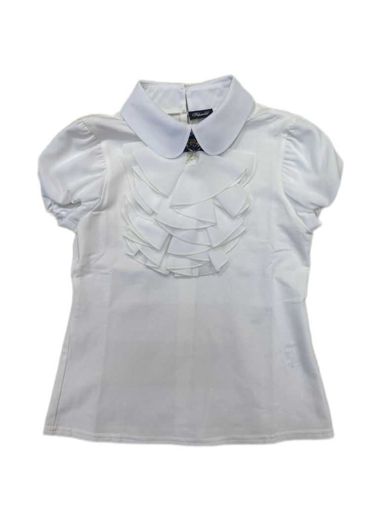 Блузка школьная для девочки (1242 крем.)