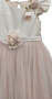 Платье нарядное для девочки (3232 пудра)