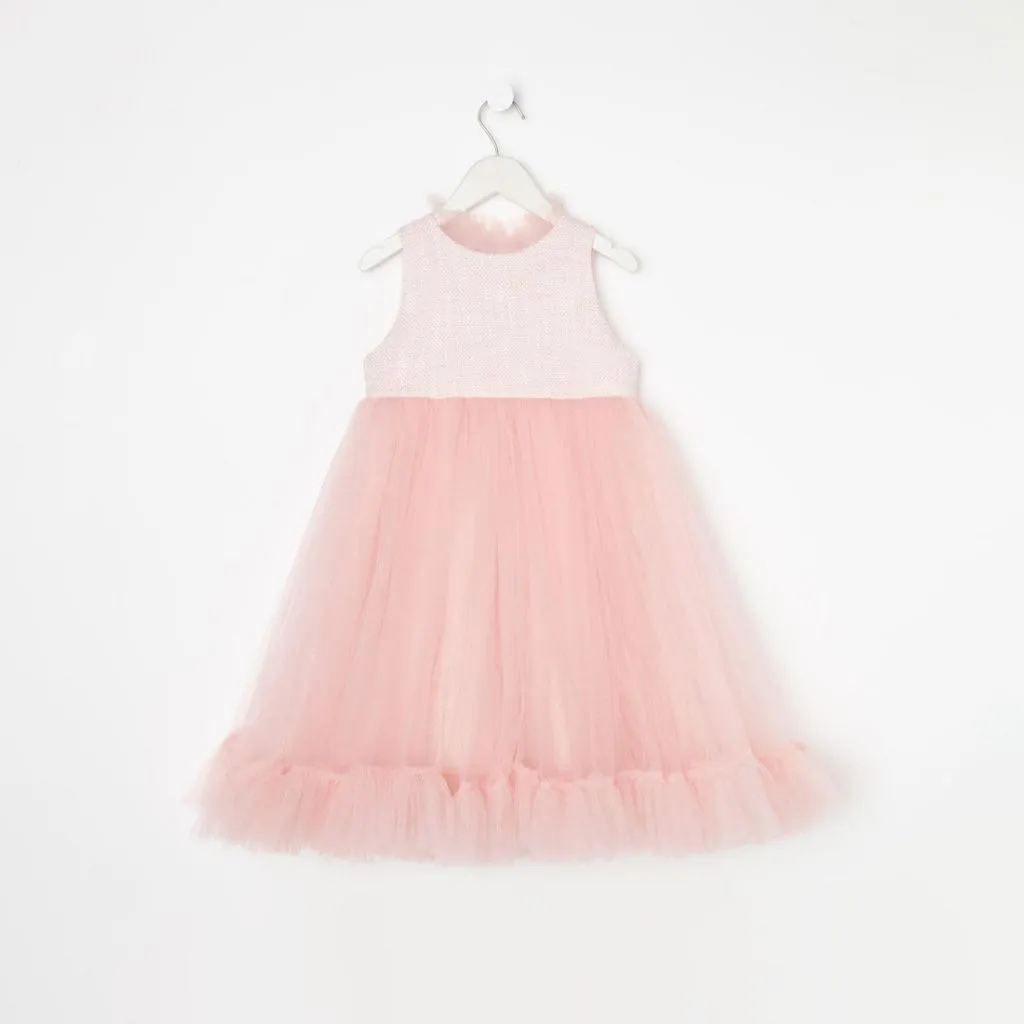 Платье нарядное для девочки (PartyDress 73117 розовый) Платье нарядное для девочки (PartyDress 73117 розовый)