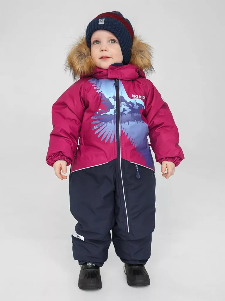 Комбинезон зимний для мальчика (Орел (бордо))