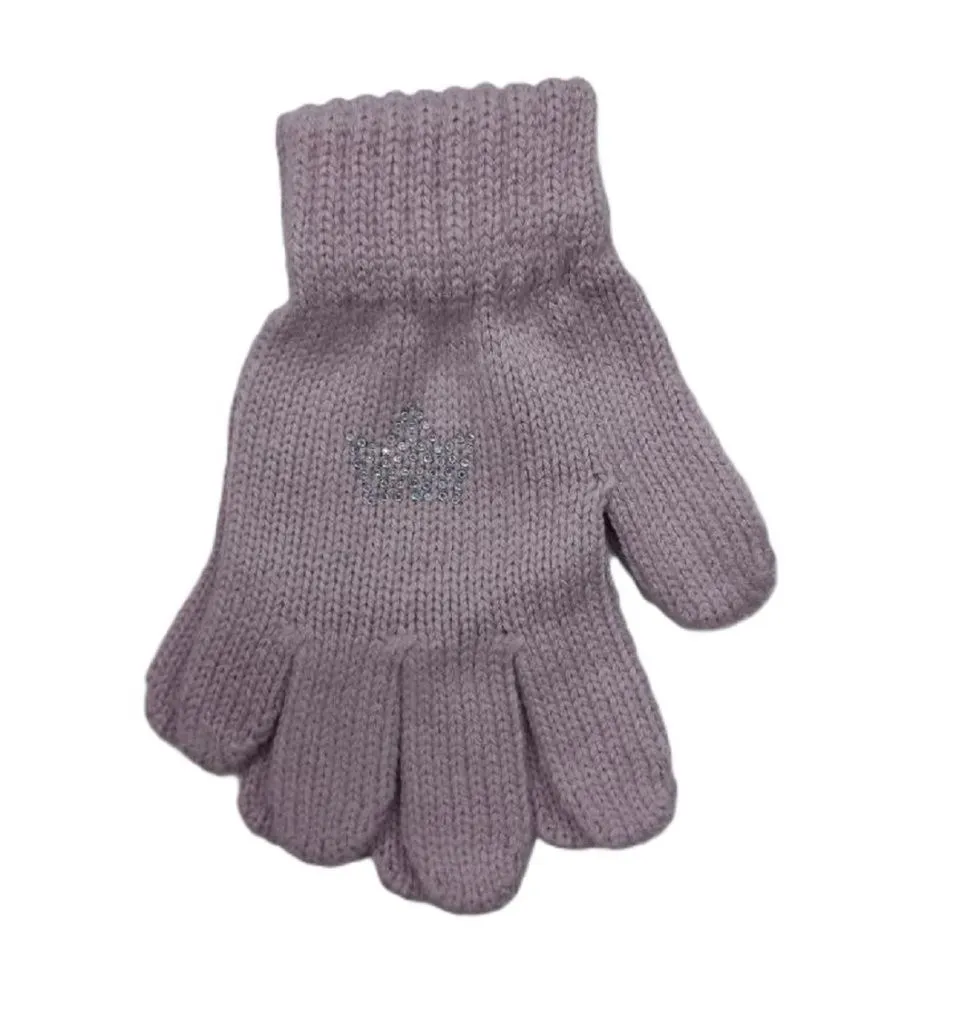 Перчатки для девочки (TGg-120 пудровый)
