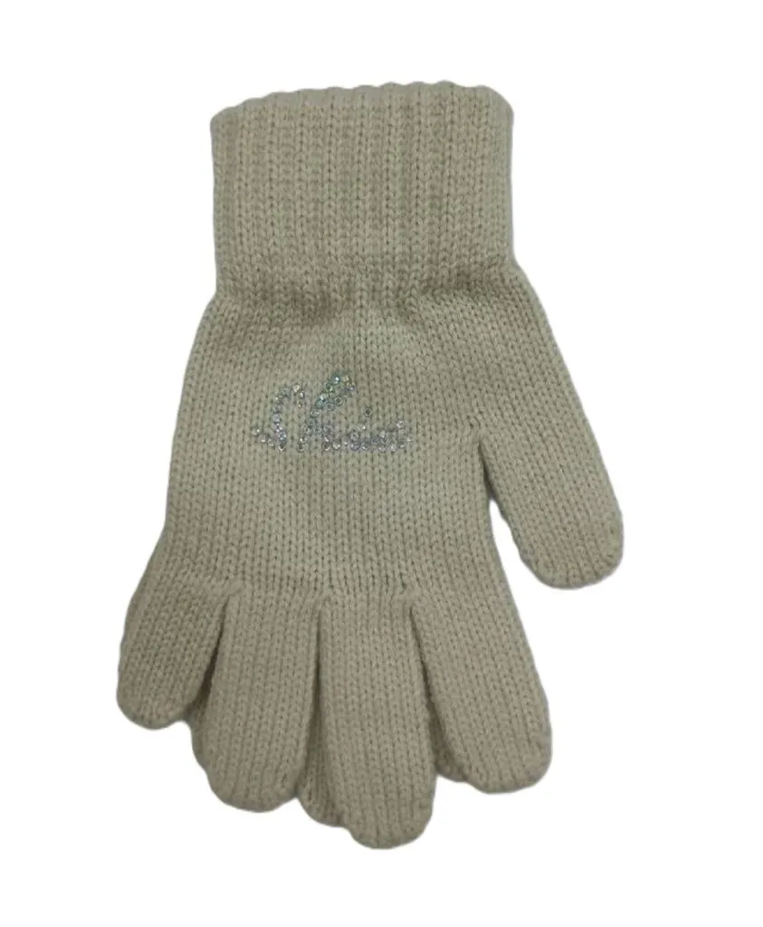 Перчатки для девочки (TGg-119 бежевый)