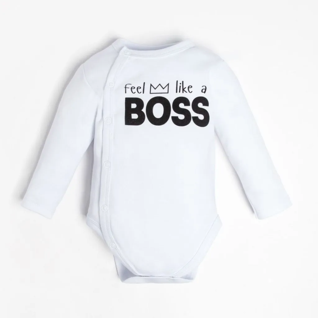 Боди для малыша (Little Boss 909641 белый) Боди для малыша (Little Boss 909641 белый)