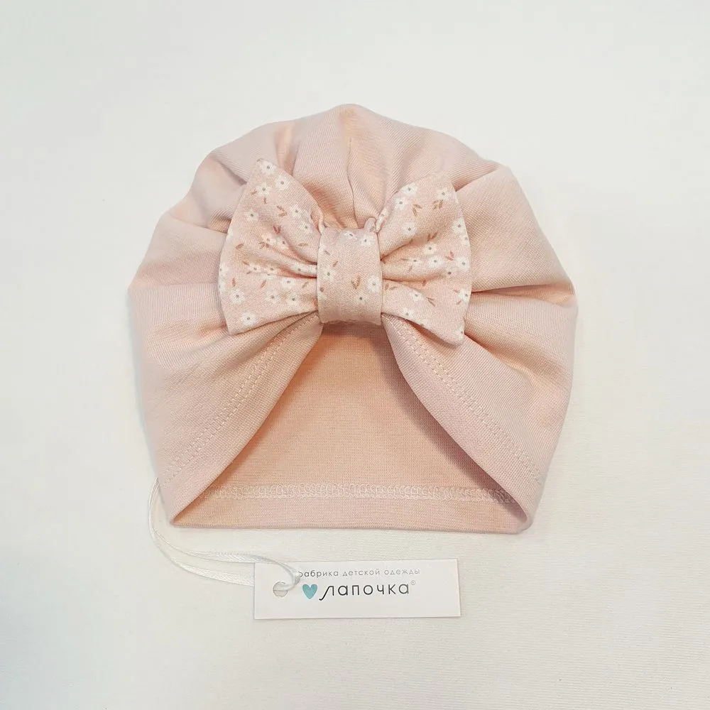 Чепчик для девочки (К212/А5р нюдовый)