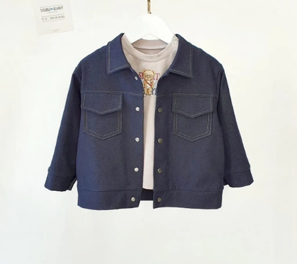 Блейзер для мальчика (К209/00У150д/н синий джинс)