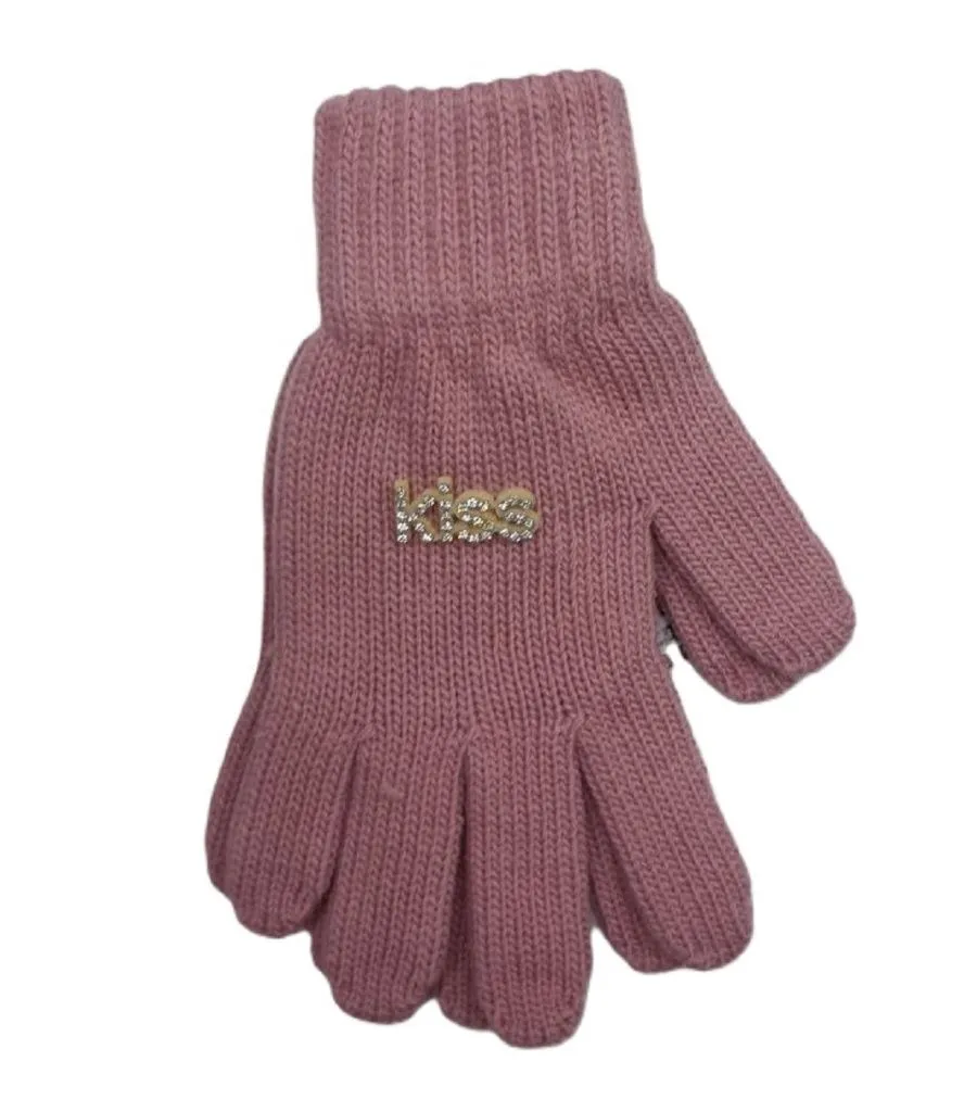 Перчатки для девочки (TGg-102 св.розовый)