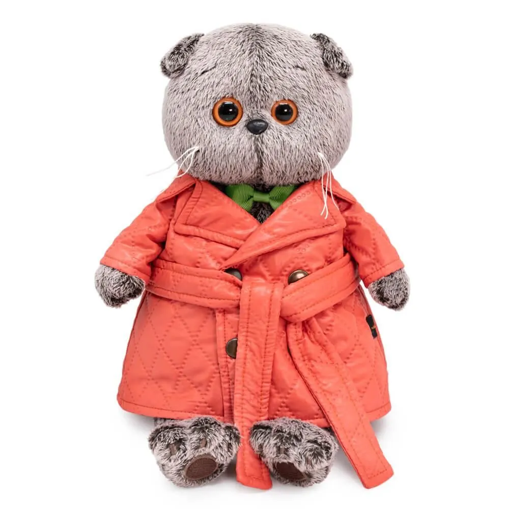 Кот Басик в стеганом пальто  (Ks25-243)
