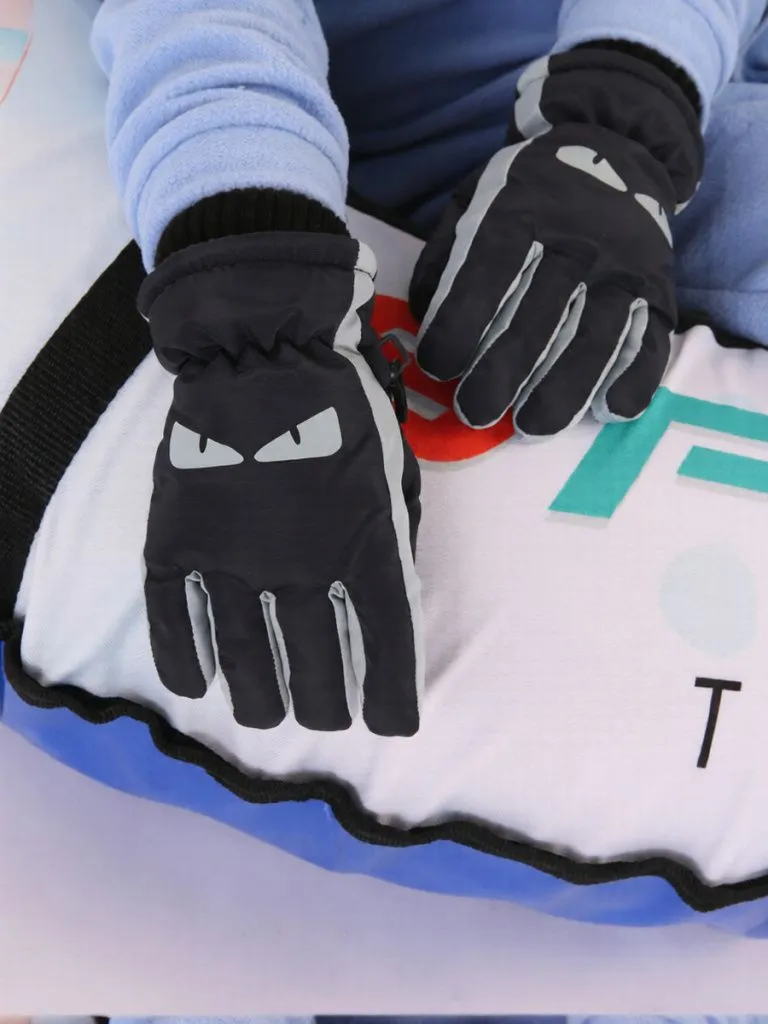 Перчатки для мальчика (TCH-018 т.серый)