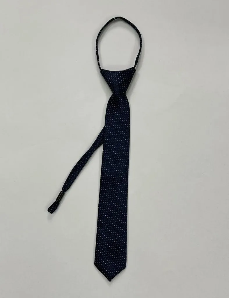 Галстук (48 синий/бежевый)