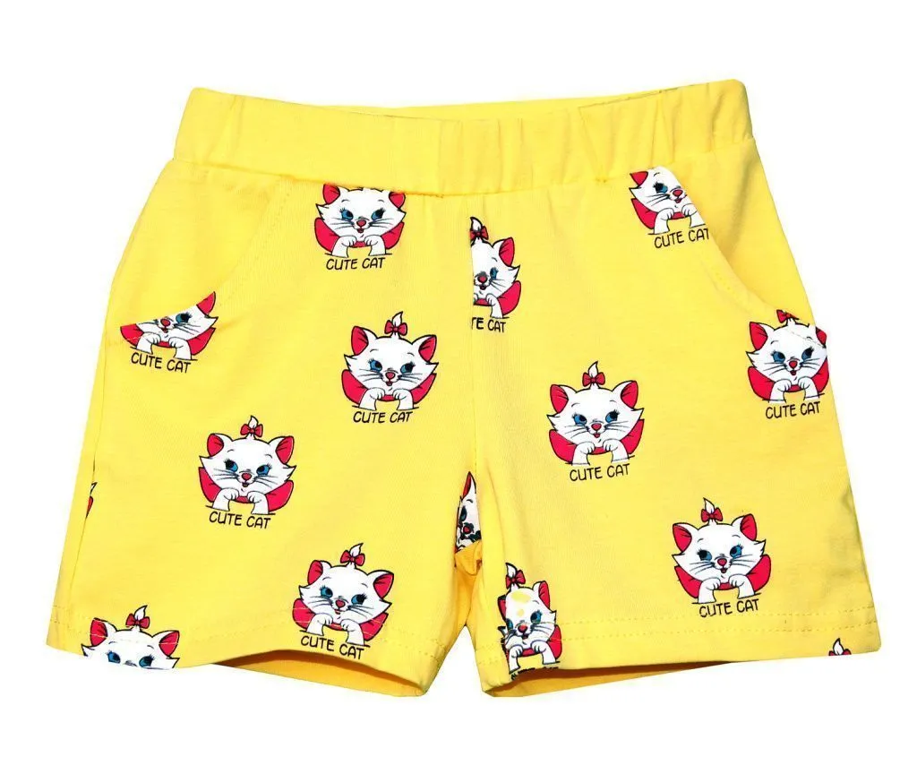 Шорты для девочки (3509TR желт.)