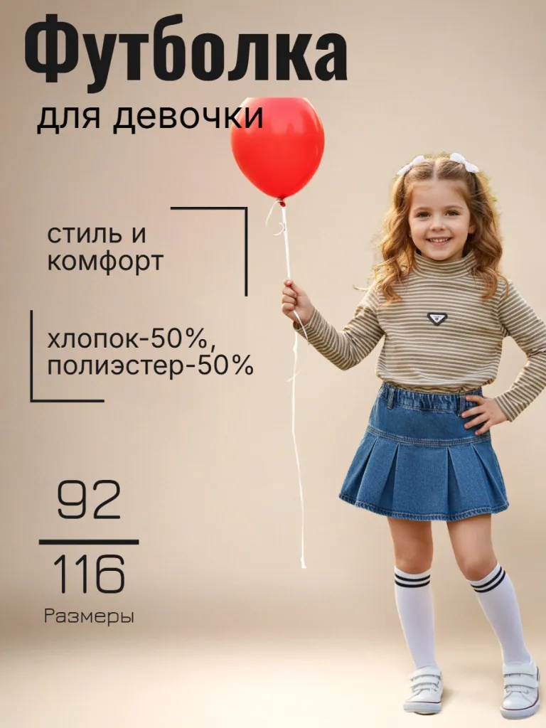 Водолазка для девочки (26908то капучино)