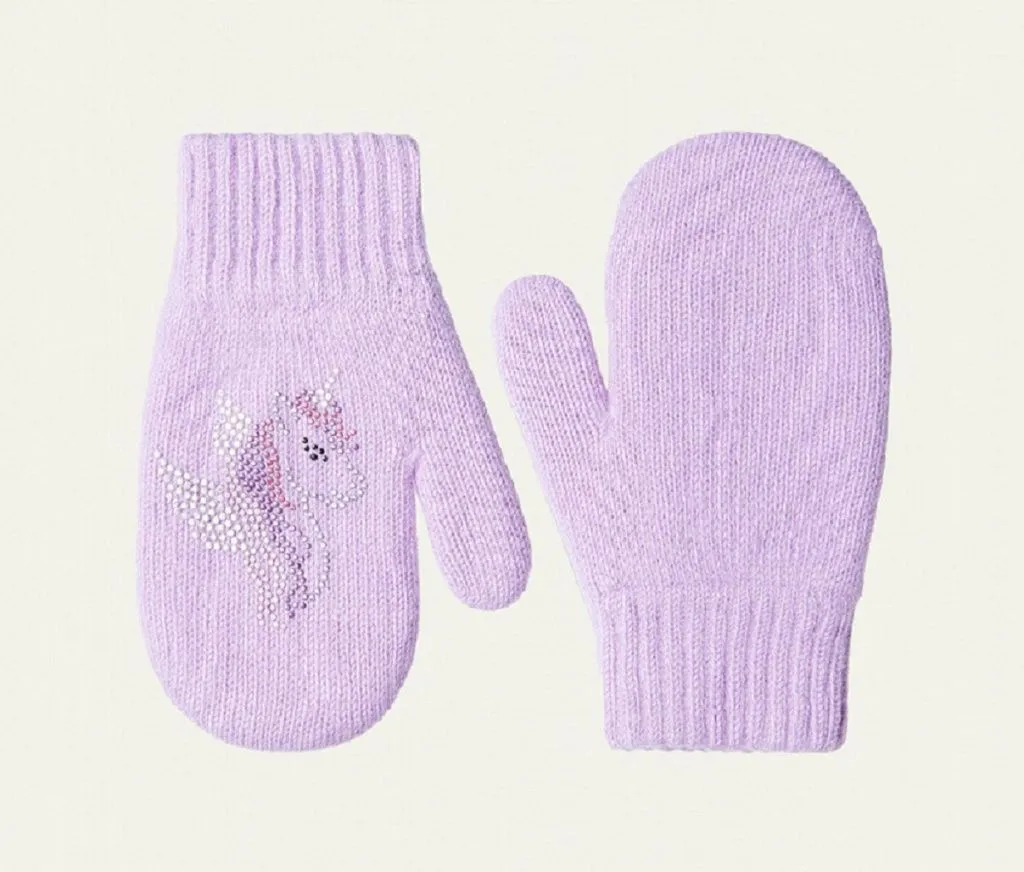 Варежки для девочки (МС-239/11327 лаванда										)
