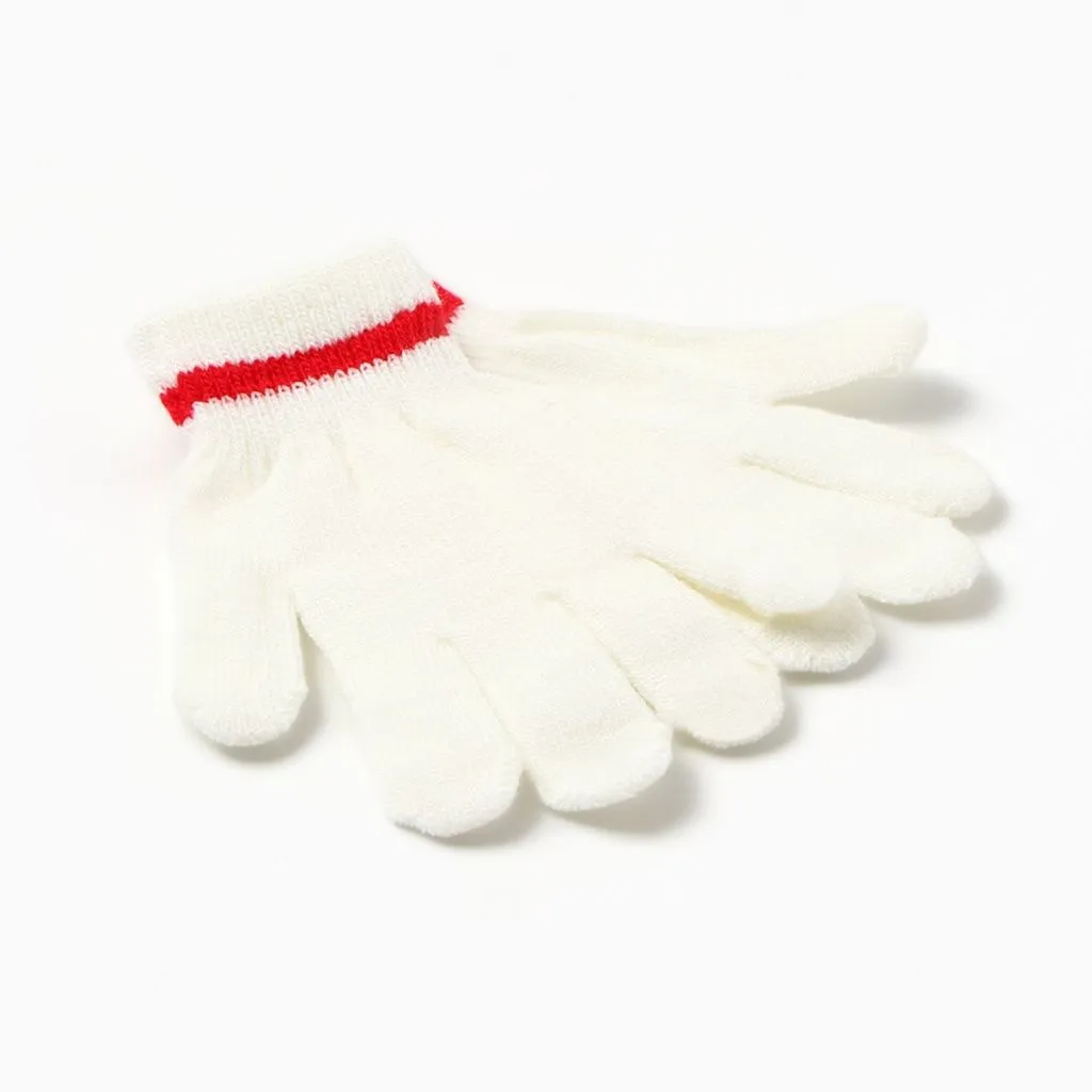 Перчатки для девочки (10525868 молочный)