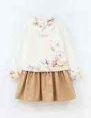 Платье для девочки (252018 молочный)