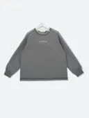 Свитшот для девочки (22699 светло-серый)