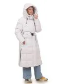 Пальто зимнее для девочки (8018-24 серый)