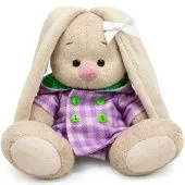 Зайка Ми в клетчатом пальто с капюшоном (малыш) (SidX-623)