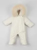 Комбинезон зимний для малыша (ЛУННИ молочный)