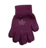 Перчатки для девочки (TGg-120 т.розовый)