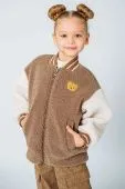 Бомбер утепленный для девочки (19730 коричневый) Бомбер утепленный для девочки (19730 коричневый)