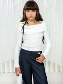 Блузка для девочки (4219-249 айвори)