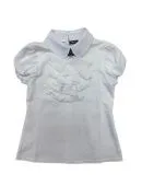 Блузка школьная для девочки (1242 крем.)