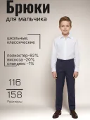 Брюки школьные для мальчика   (1755-VP-124-BY-BM)
