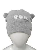 Шапка для девочки (13778X серый) Шапка для девочки (13778X серый)