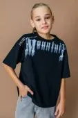Футболка для мальчика (55506 черный)