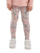 Легинсы для девочки (О67141 розовый /зеленый)