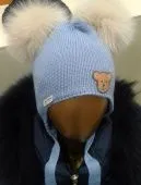 Шапка зимняя детская (B2763М2D-15) Шапка зимняя детская (B2763М2D-15)