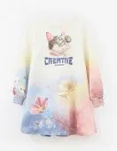 Платье для девочки (252054 набивной)