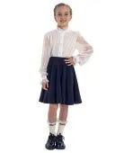 Блузка школьная для девочки (О76557 белый) Блузка школьная для девочки (О76557 белый)