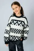Джемпер для девочки (22715 черный)