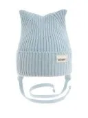 Шапка демисезонная для девочки (Секрет светло-джинсовый) Шапка демисезонная для девочки (Секрет светло-джинсовый)