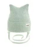 Шапка демисезонная для девочки (Секрет бледно-мятный)