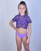 Купальник для девочки																														 (531-1 сирень)