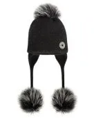Ушанка зимняя для девочки (СЕЛЕСТА 43217M-18 черн.) Ушанка зимняя для девочки (СЕЛЕСТА 43217M-18 черн.)