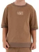 Футболка для мальчика (О37179 коричневый)