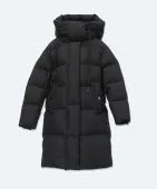 Пальто зимнее для девочки (22653W черный)