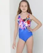 Купальник для девочки (2207 электрик)