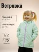 Ветровка для девочки (М-794 мятн.)