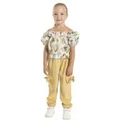 Блузка для девочки (О56390 белый /желтый) Блузка для девочки (О56390 белый /желтый)