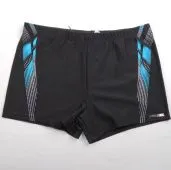 Шорты плавательные для мальчика		 (400123 чёрный/голубой)