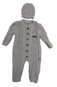Комбинезон для малыша с шапкой (342219 беж.)
