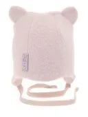 Шапка зимняя для девочки (Ресничка пудровый)