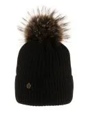 Шапка зимняя для девочки (Frozen черный) Шапка зимняя для девочки (Frozen черный)