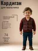 Кардиган для мальчика  (LL08901)