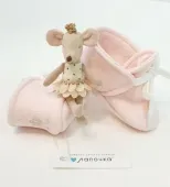 Пинетки для новорожденного (К218/А125фд/н розовый жемчуг)