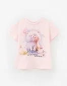 Футболка для девочки (252015 св.розовый)